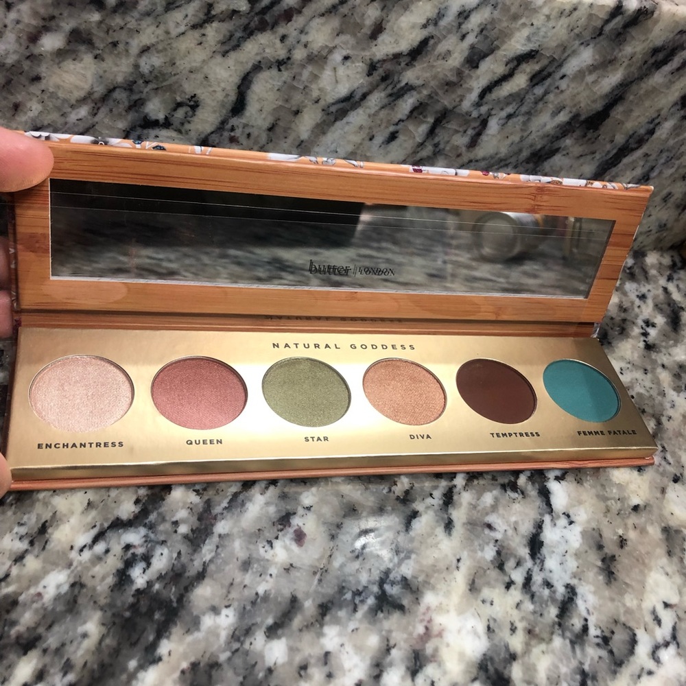 Butter London eye shadow palette.